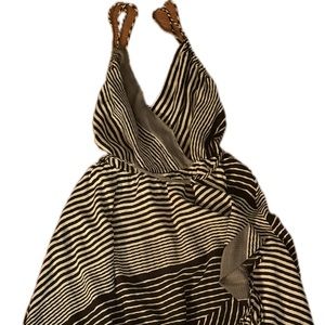 Spaghetti Strap Summer Mini Fit and Flare Dress XS